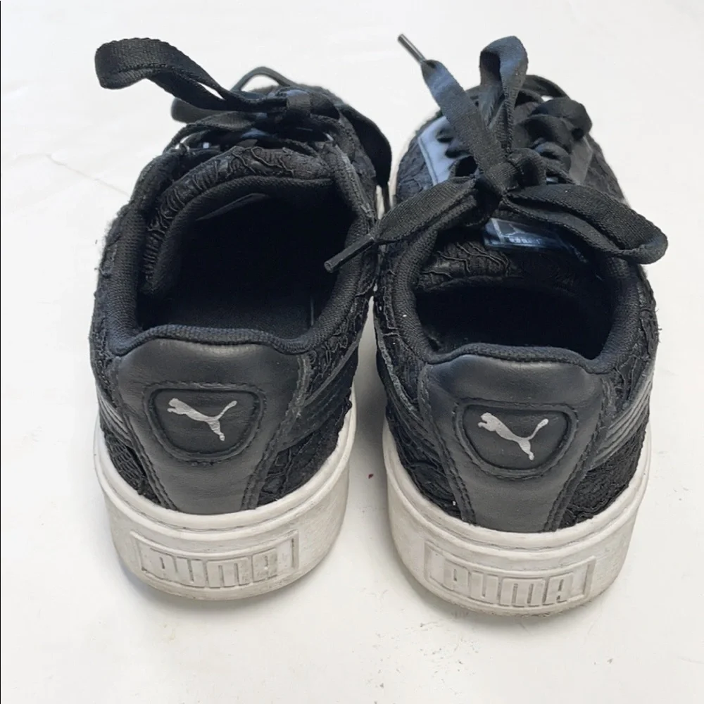 Puma black lace sneakers